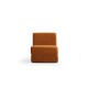 1-Seat Sofa-Bed Origami Convertable - Matte Orange Matte Orange