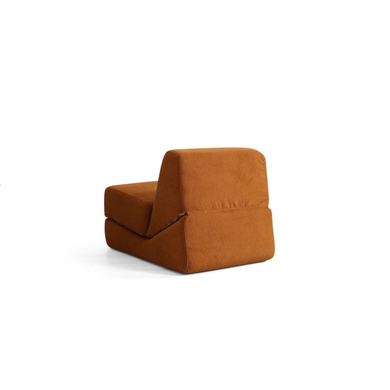 1-Seat Sofa-Bed Origami Convertable - Matte Orange Matte Orange