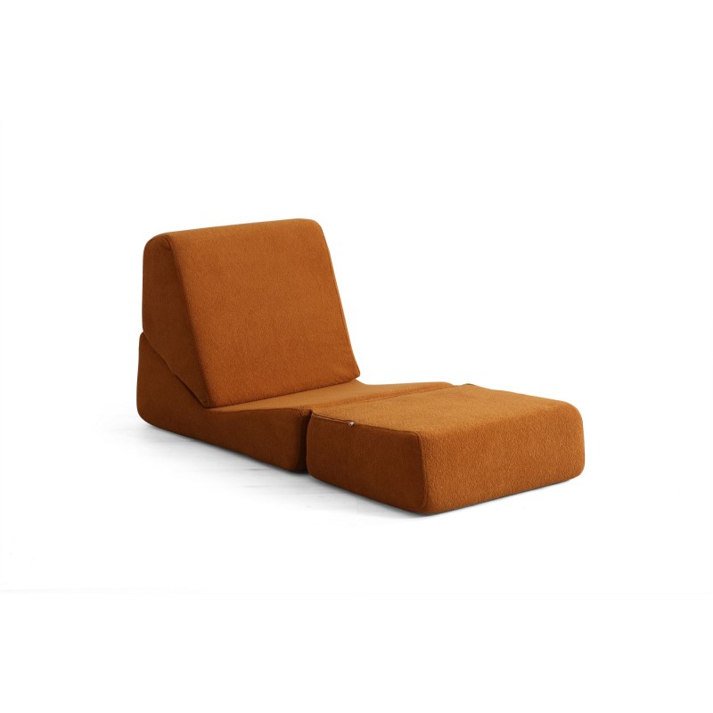 1-Seat Sofa-Bed Origami Convertable - Matte Orange Matte Orange