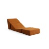 1-Seat Sofa-Bed Origami Convertable - Matte Orange Matte Orange