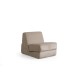 1-Seat Sofa-Bed Origami Convertable - Shiny Cream Shiny Cream