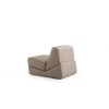 1-Seat Sofa-Bed Origami Convertable - Shiny Cream Shiny Cream