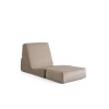 1-Seat Sofa-Bed Origami Convertable - Shiny Cream Shiny Cream
