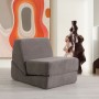 1-Seat Sofa-Bed Origami Convertable - Warm Grey Warm Grey