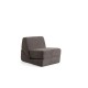 1-Seat Sofa-Bed Origami Convertable - Warm Grey Warm Grey 1-Seat Sofa-Bed Origami Convertable - Warm Grey Warm Grey