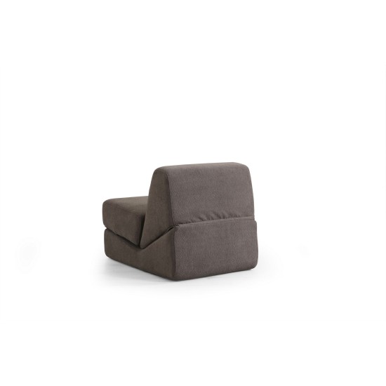 1-Seat Sofa-Bed Origami Convertable - Warm Grey Warm Grey 1-Seat Sofa-Bed Origami Convertable - Warm Grey Warm Grey
