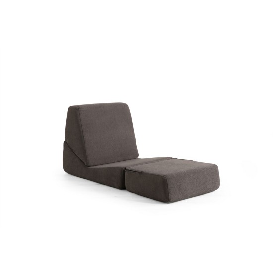 1-Seat Sofa-Bed Origami Convertable - Warm Grey Warm Grey 1-Seat Sofa-Bed Origami Convertable - Warm Grey Warm Grey