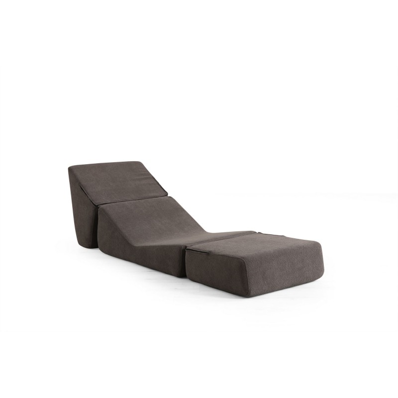 1-Seat Sofa-Bed Origami Convertable - Warm Grey Warm Grey