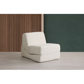 1-Seat Sofa-Bed Origami Convertable - White White