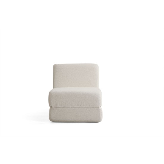 1-Seat Sofa-Bed Origami Convertable - White White