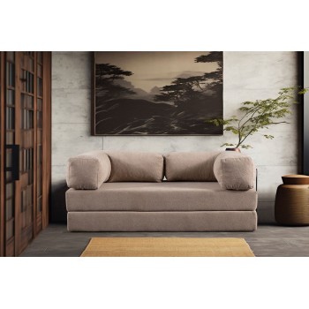 2-Seat Sofa-Bed Via Con - Ecru Ecru