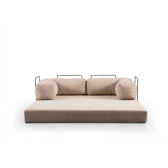 2-Seat Sofa-Bed Via Con - Ecru Ecru