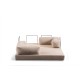 2-Seat Sofa-Bed Via Con - Ecru Ecru