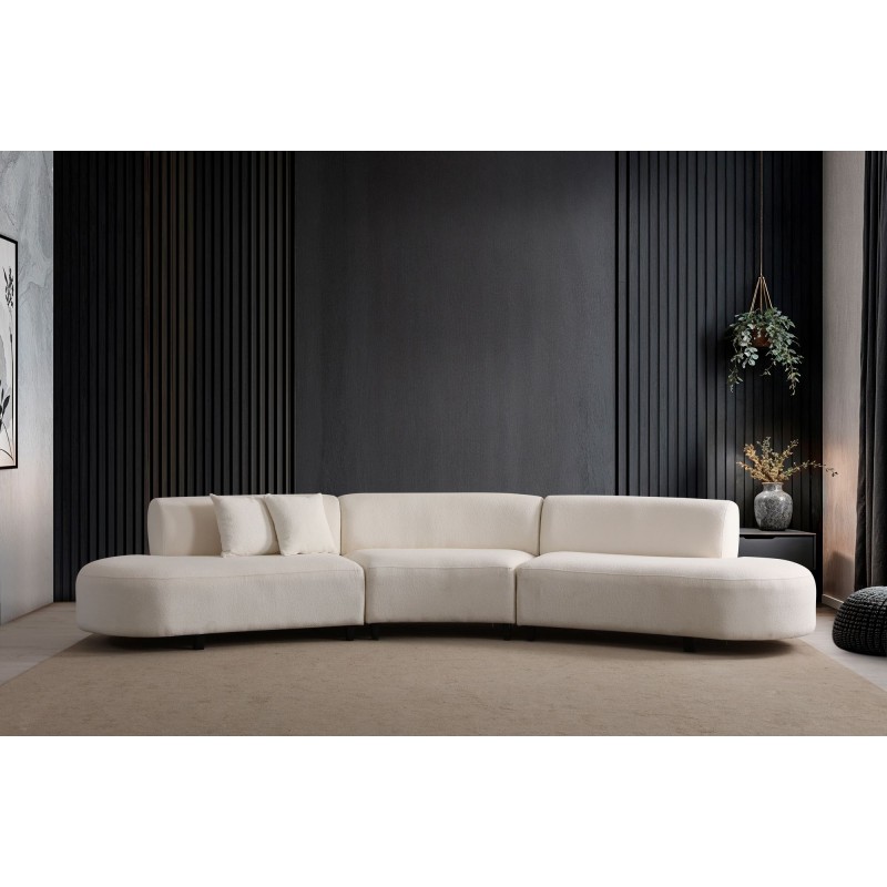 Corner Sofa Pars Cream (L1 + 01 + 1R) - Corner v2 Cream