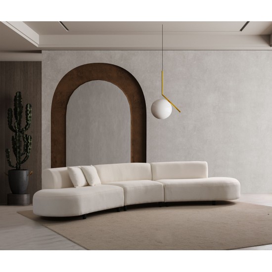 Corner Sofa Pars Cream (L1 + 01 + 1R) - Corner v2 Cream Corner Sofa Pars Cream (L1 + 01 + 1R) - Corner v2 Cream