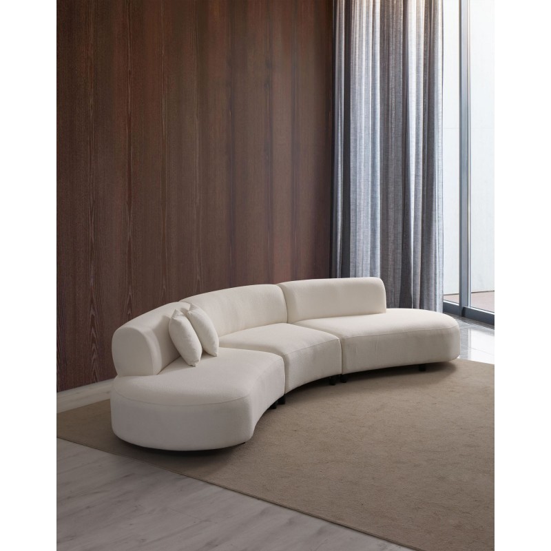 Corner Sofa Pars Cream (L1 + 01 + 1R) - Corner v2 Cream