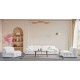 Πολυθρόνα Pescara O1 - Χρώμα White - 108x108x83εκ