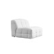 Πολυθρόνα Pescara O1 - Χρώμα White - 108x108x83εκ