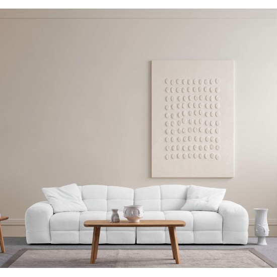 Τριθέσιος Καναπές - Pescara Lounge (L2-2R) - Χρώμα White - 310x108x83εκ Τριθέσιος Καναπές - Pescara Lounge (L2-2R) - Χρώμα White - 310x108x83εκ