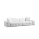 Τριθέσιος Καναπές - Pescara Lounge (L2-2R) - Χρώμα White - 310x108x83εκ Τριθέσιος Καναπές - Pescara Lounge (L2-2R) - Χρώμα White - 310x108x83εκ