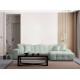Γωνιακός Καναπές - Pescara Δεξιά Γωνία -  (L2-Chl) - Χρώμα Pale Green - 316x165x108εκ