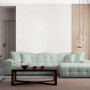 Γωνιακός Καναπές - Pescara Δεξιά Γωνία -  (L2-Chl) - Χρώμα Pale Green - 316x165x108εκ