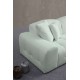 Γωνιακός Καναπές - Pescara Δεξιά Γωνία -  (L2-Chl) - Χρώμα Pale Green - 316x165x108εκ