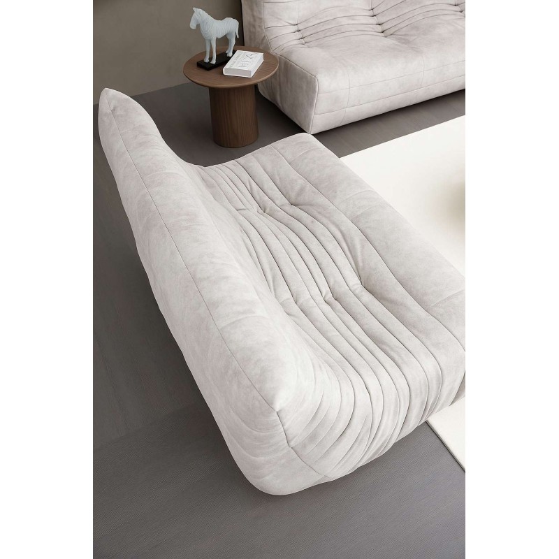 2-Seat Sofa Bocek - White White