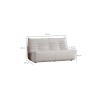 2-Seat Sofa Bocek - White White