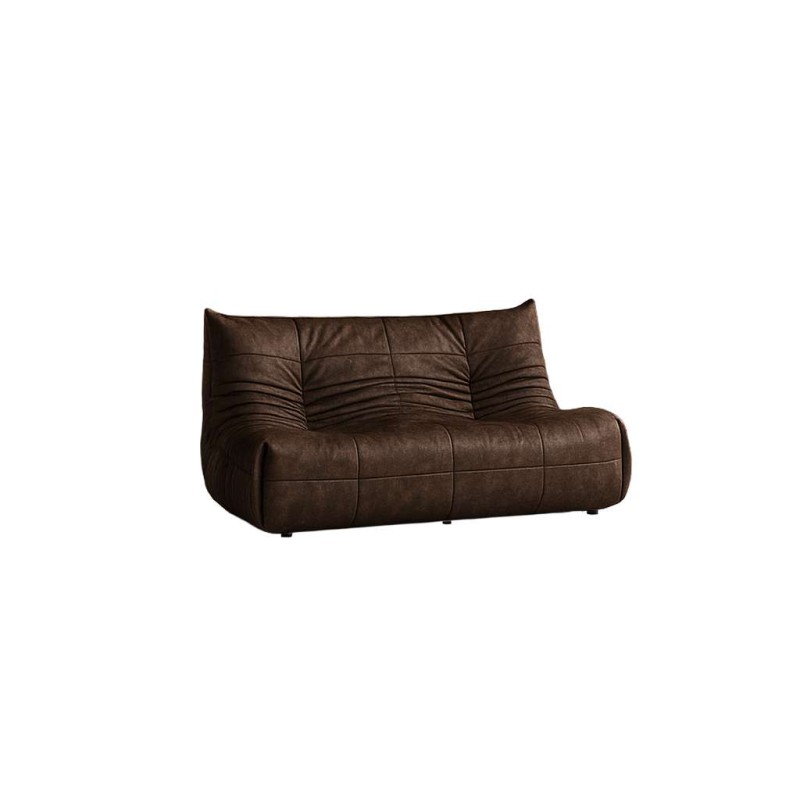 2-Seat Sofa Bocek - Brown Brown