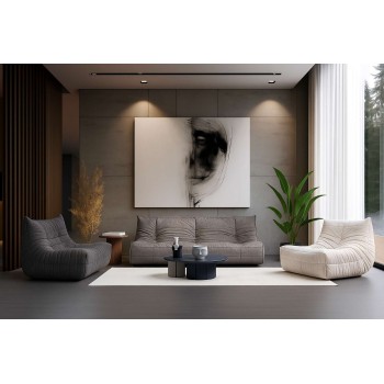 2-Seat Sofa Bocek - Dark Grey Dark Grey