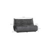 2-Seat Sofa Bocek - Dark Grey Dark Grey