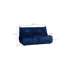 2-Seat Sofa Bocek - Blue Blue
