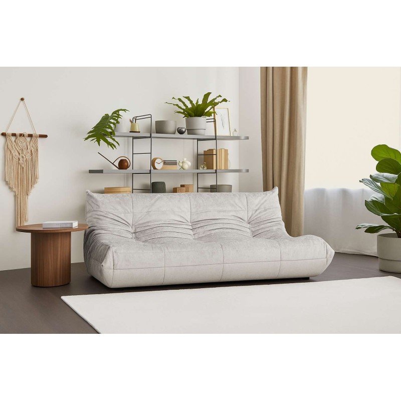 3-Seat Sofa Bocek - White White