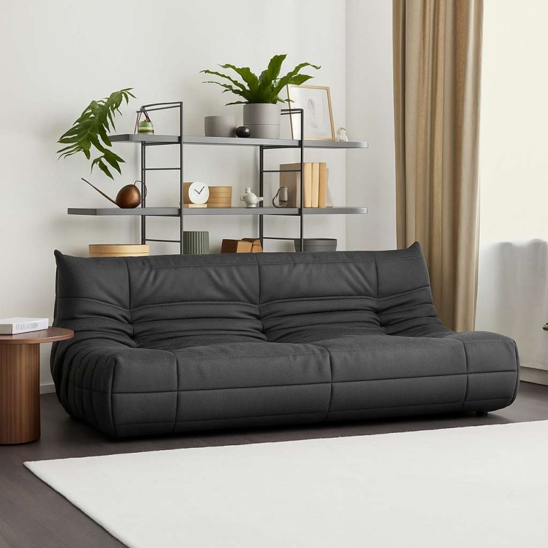 3-Seat Sofa Bocek - Dark Grey Dark Grey