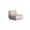 Wing Chair Bocek - Cream Cream