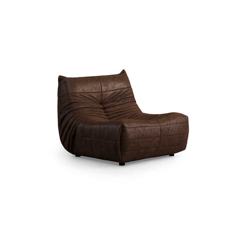 Wing Chair Bocek - Brown Brown
