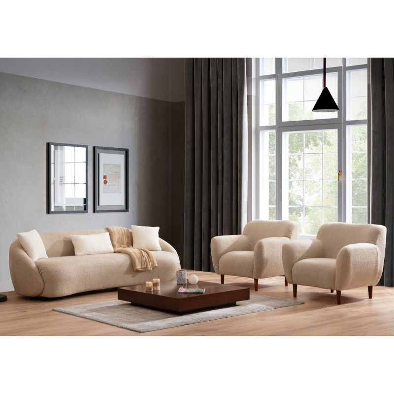 3-Seat Sofa Napoli 3 - Cappucino Cappuccino