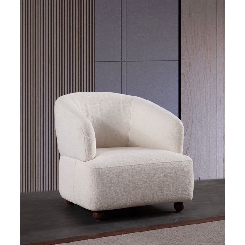 Wing Chair Rena White
