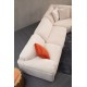 Γωνιακός Καναπές - Flamingo Corner 1 (L1+O1+C+O2+Chlr) - Χρώμα Cream - 335x385x105εκ