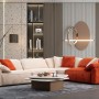 Corner Sofa Flamingo Corner 3 (L1+O1+C+1,5R) Cream
Orange