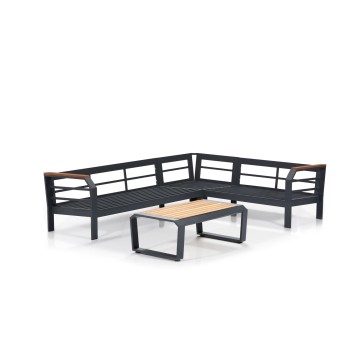 Garden Lounge Set Assento Corner - Yellow, Grey, Black Grey
Yellow
Black