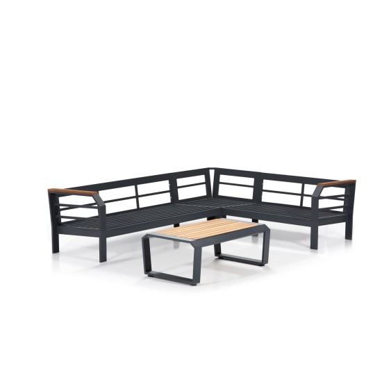 Garden Lounge Set Assento Corner - Yellow, Grey, Black Grey
Yellow
Black