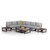 Garden Lounge Set Lapuarta 1 - Grey, Black Grey
Black