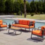 Garden Lounge Set Rio - Orange Orange