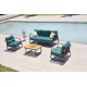 Garden Lounge Set Rio - Petrol Blue Petrol Blue Garden Lounge Set Rio - Petrol Blue Petrol Blue
