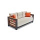 Garden Lounge Set Larix - White White