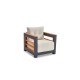 Garden Lounge Set Larix - White White