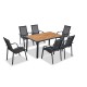 Garden Lounge Set Berlin - Anthracite, Wooden Anthracite
Wooden Garden Lounge Set Berlin - Anthracite, Wooden Anthracite
Wooden