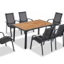 Garden Lounge Set Berlin - Anthracite, Wooden Anthracite
Wooden